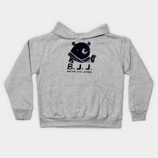 bear jiu jitsu Kids Hoodie